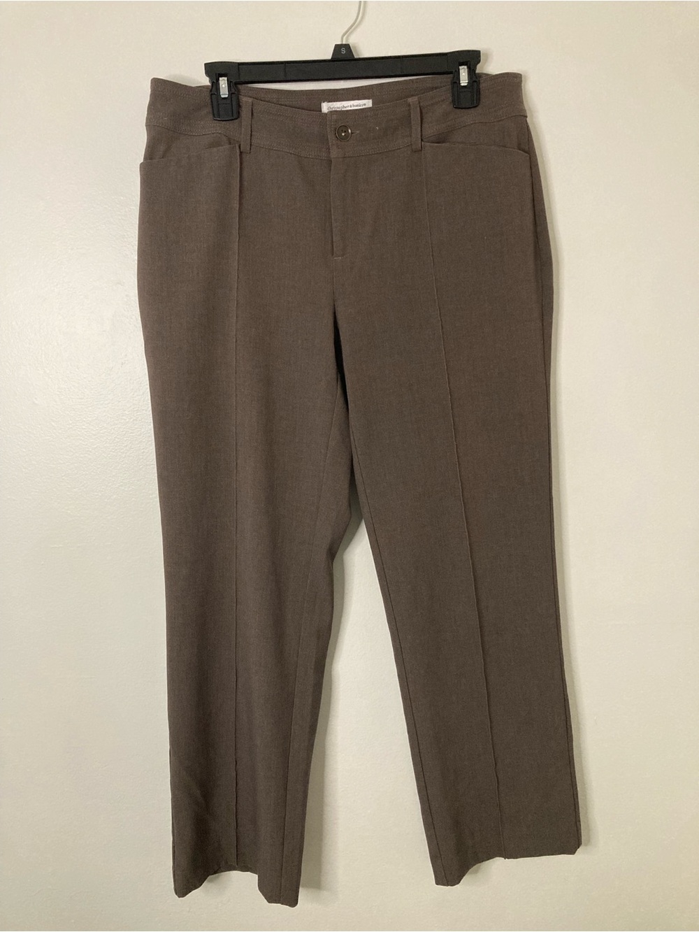 Christopher & Banks Petite Brown Straight Leg Dress Pants – Size 10P